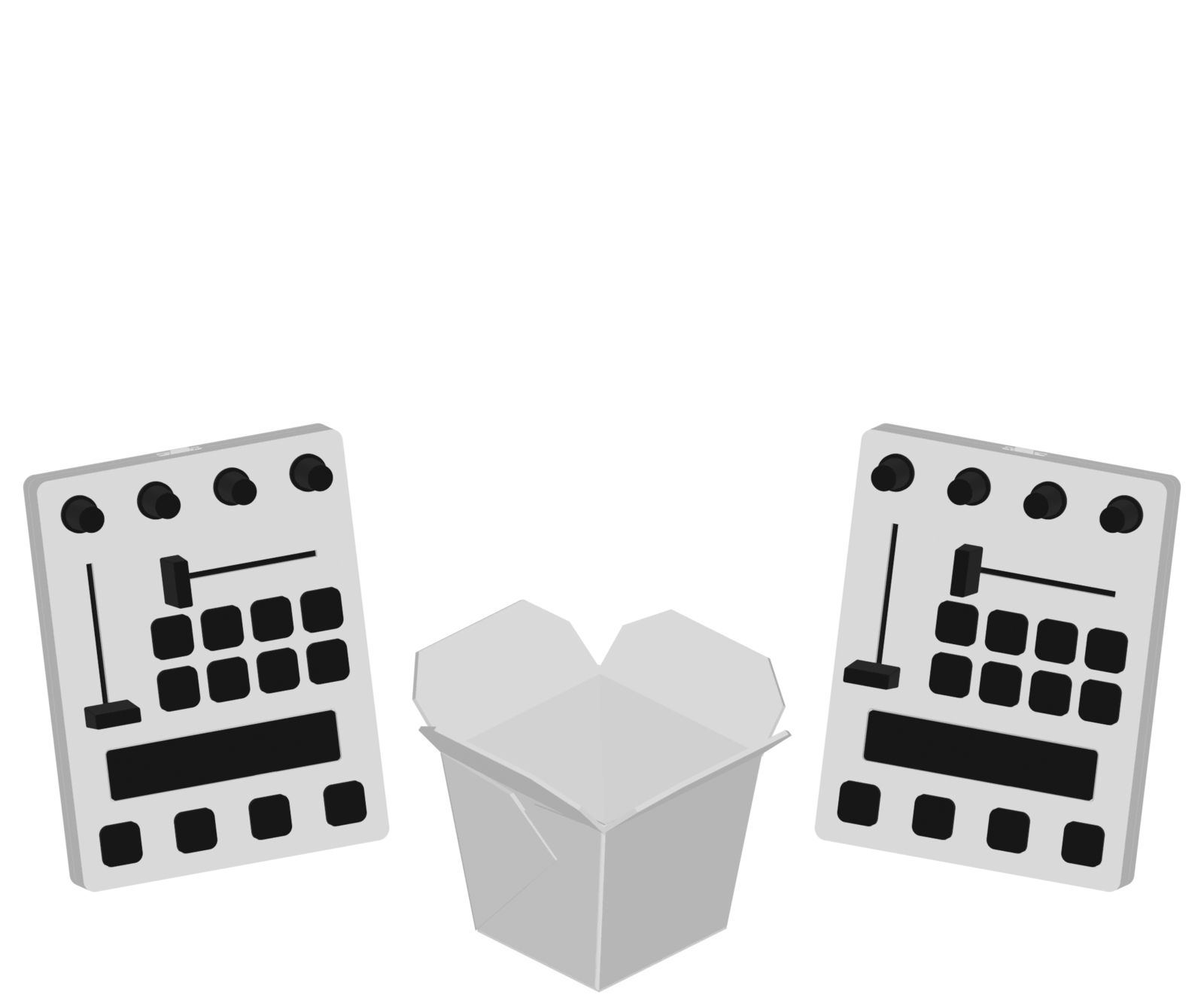 Takeout Box prototype progress view one